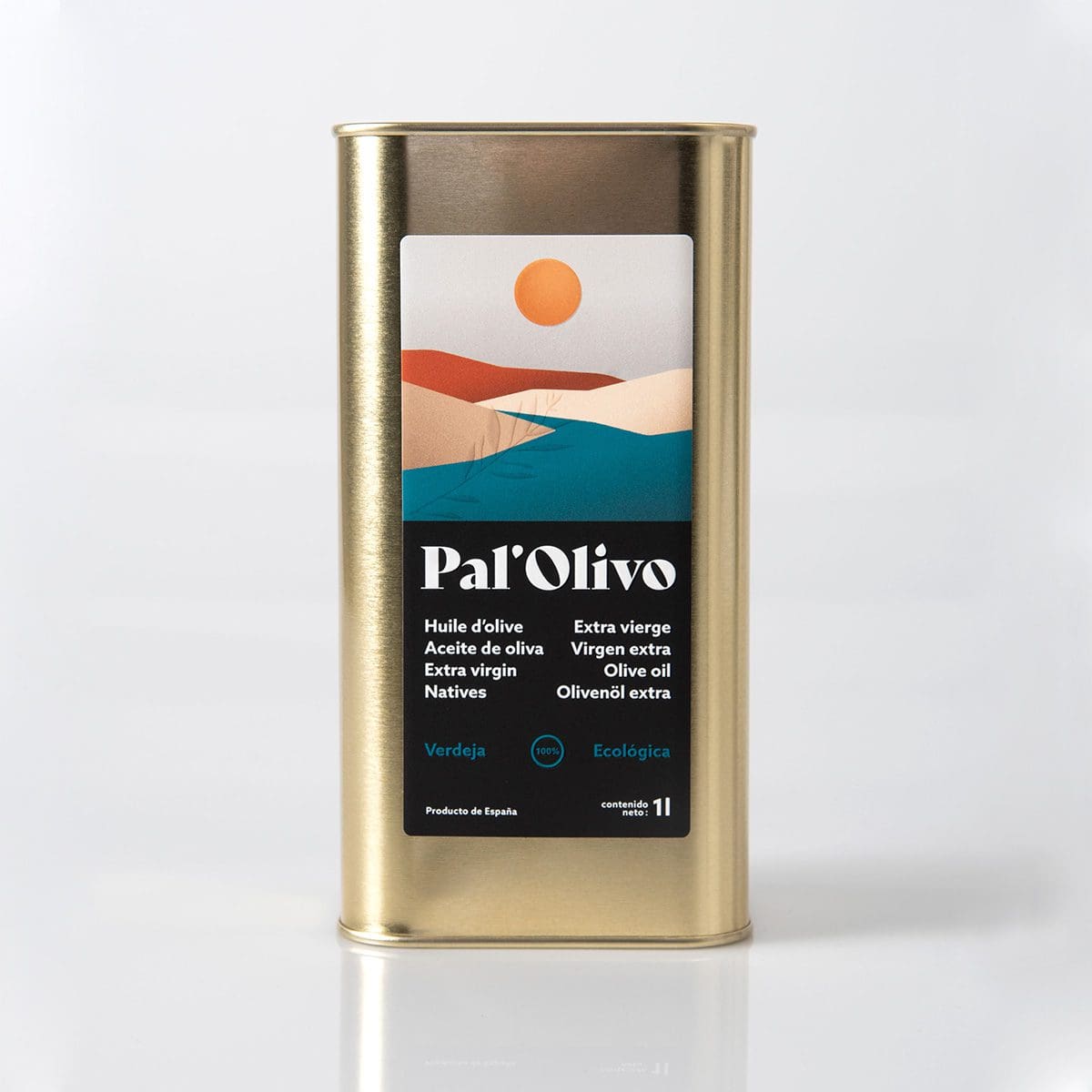 Verdeja Organic Extra Virgin Olive Oil - 1L - Pal'Olivo